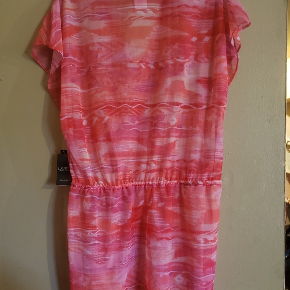 Ralph Lauren swim coverup pink shades new xs. - Picture 5 of 8